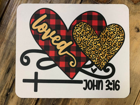 Loved John 3:16 Mouse Pad