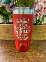 She Believed She Could 20oz Insulated Tumbler