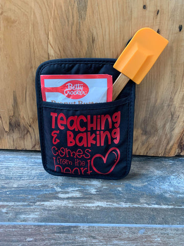 Teaching and Baking comes from the Heart Hot Pad