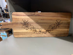 Engraved Magnolia Acacia Wood Cutting Board