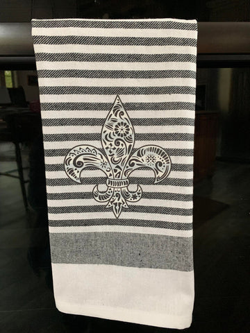 Fleur de Lis Kitchen Towel