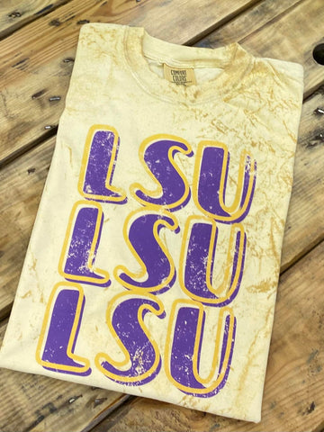LSU Shirt Citrine Color Blast
