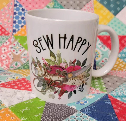 Sew Happy 11oz Coffee Mug