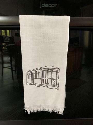New Orleans Street Car Kitchen Towel
