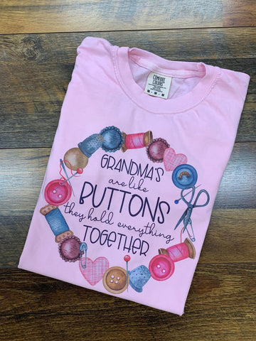 Grandma Buttons Shirt Blossom